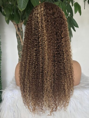 Curly 13x4 HD Lace Frontal Remy Human Hair Wigs 180% Density