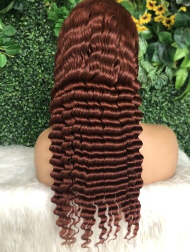Deep wave 13x4 HD Lace Frontal Remy Human Hair Wigs 180% Density