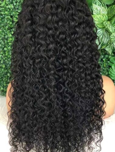 Water wave 13x4 HD Lace Frontal Remy Human Hair Wigs 180% Density